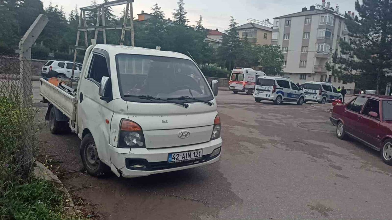 Konya’da trafik kazası: 2 yaralı