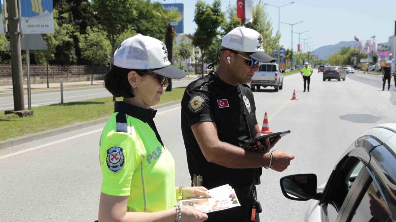Ordu’da bir haftada 22 binden fazla araç ve sürücüsü denetledi