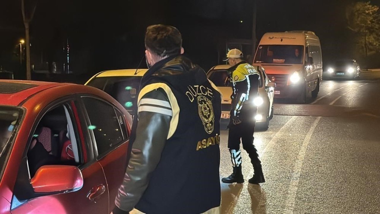 Düzce’de bir haftada 17 binden fazla araç denetlendi