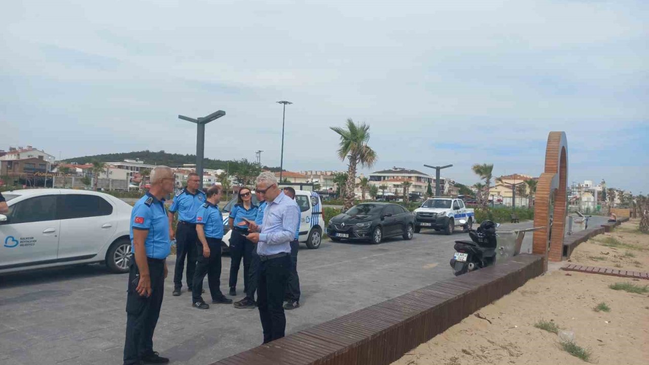 Balıkesir Büyükşehir Belediyesi’nden Sarımsaklı Plajı’nda sı