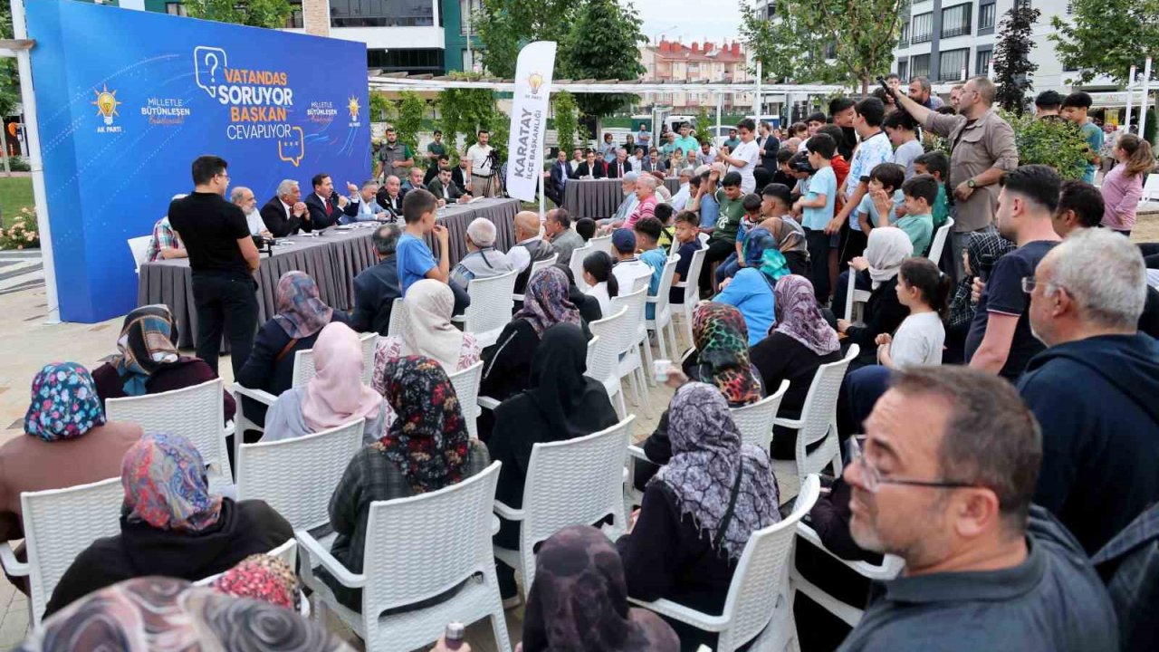 "Vatandaş Soruyor, Başkan Cevaplıyor" buluşmaları Karatay’da yoğun katılımla gerçekleşti