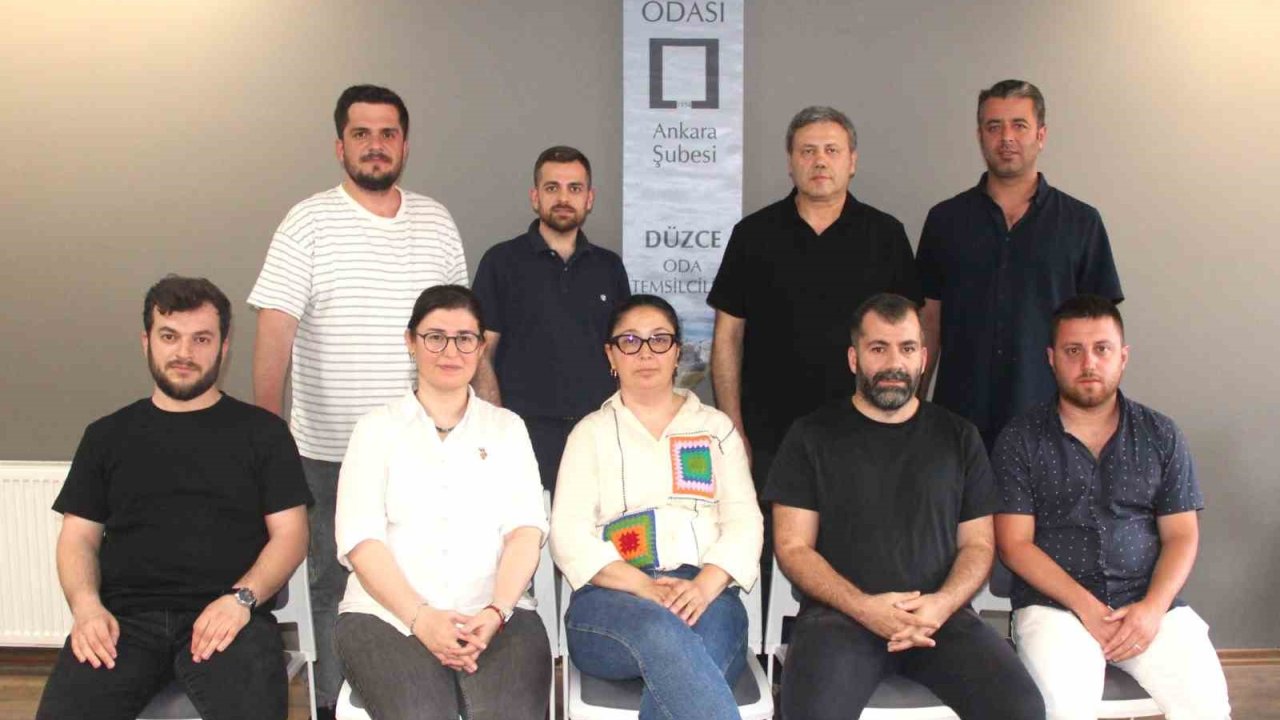 Düzce Mimarlar Odasında görev dağılımı yapıldı
