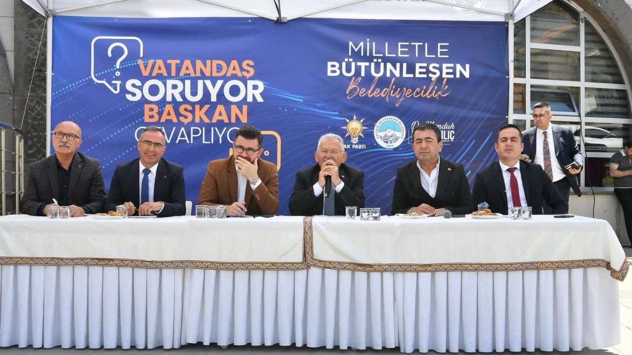 Başkan Büyükkılıç’tan Bünyanlılara: "Emrinizdeyiz, hizmetinizdeyiz"