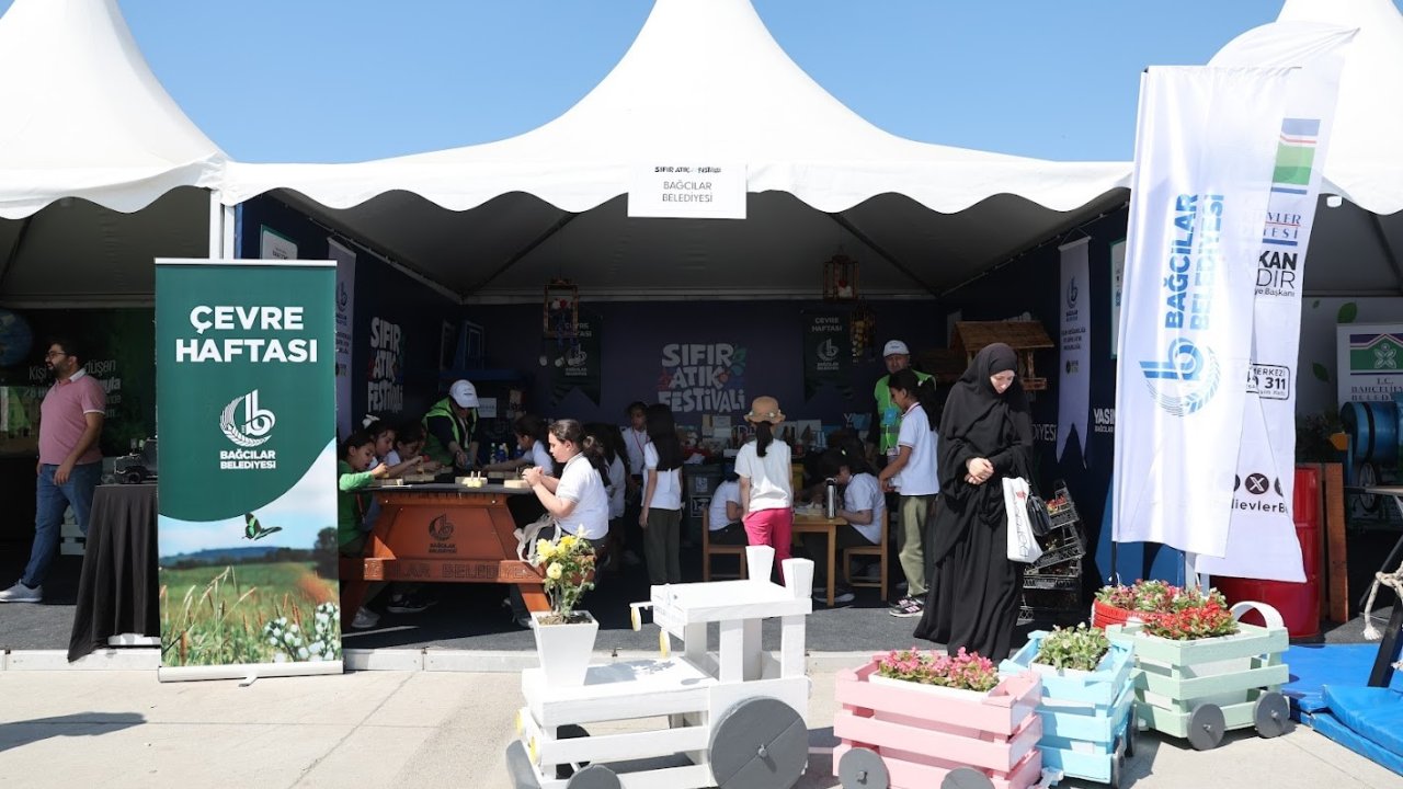 Sıfır Atık Festivali’nde Bağcılar Belediyesi standına yoğun ilgi