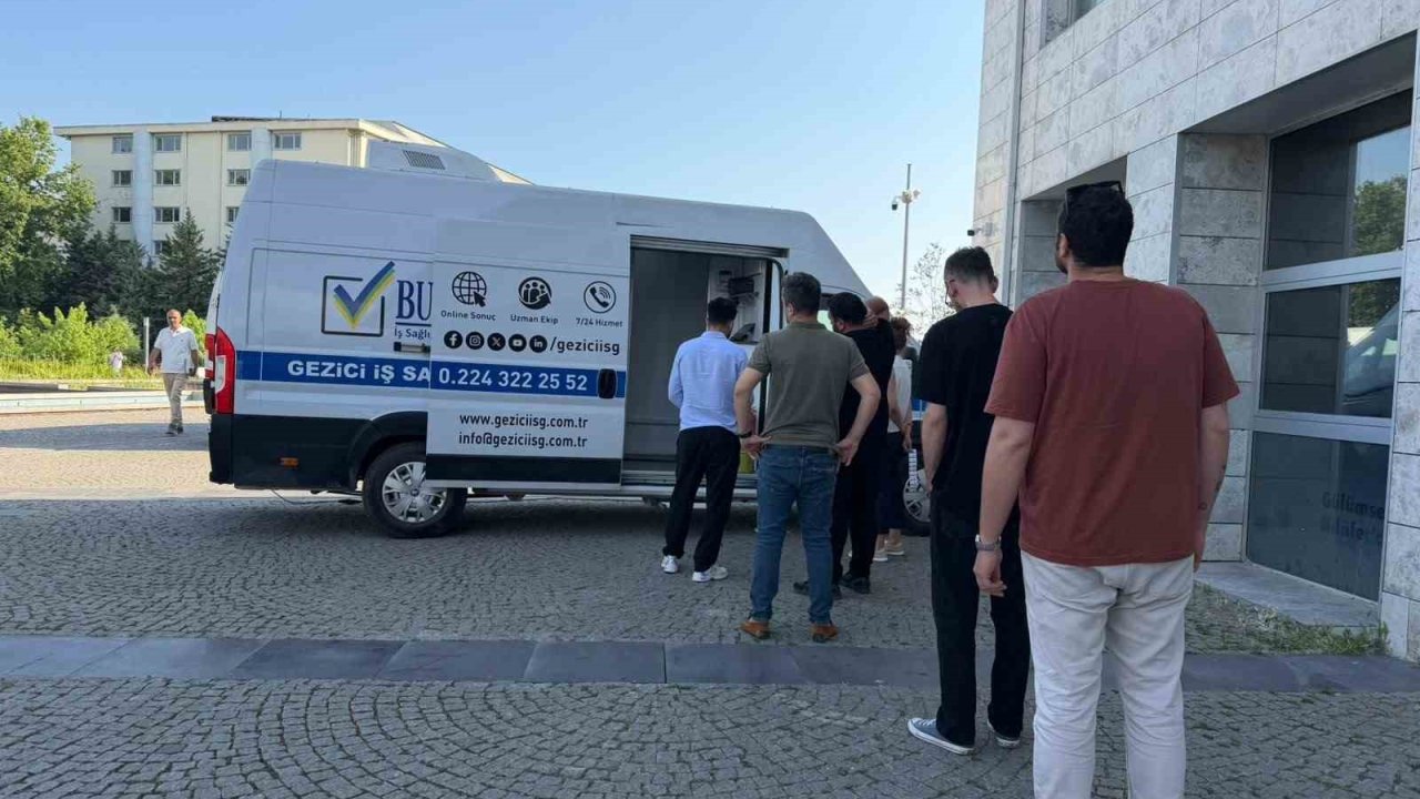 Nilüfer Belediyesi çalışanlarına sağlık taraması