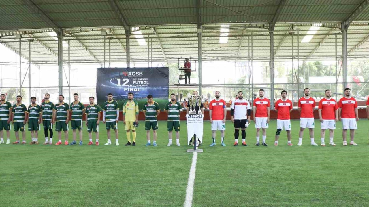 AOSB’de futbol şöleni finalle taçlandı