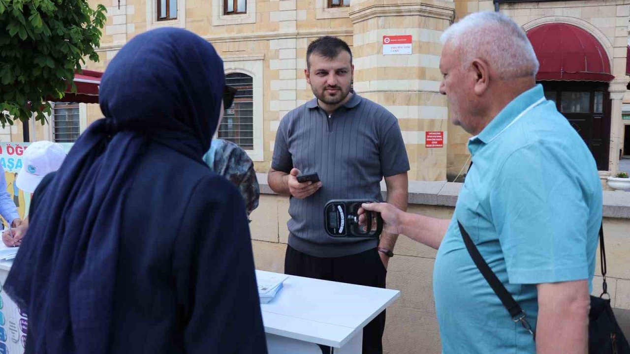 Bayburt’ta vatandaşlara hareket yaşı testi yapıldı