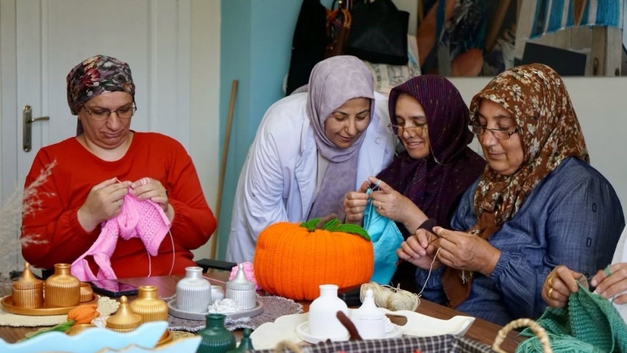 Yeşilyurt Mesleki Eğitim ve Yaşam Merkezi’nde üretim ve öğrenme bir arada