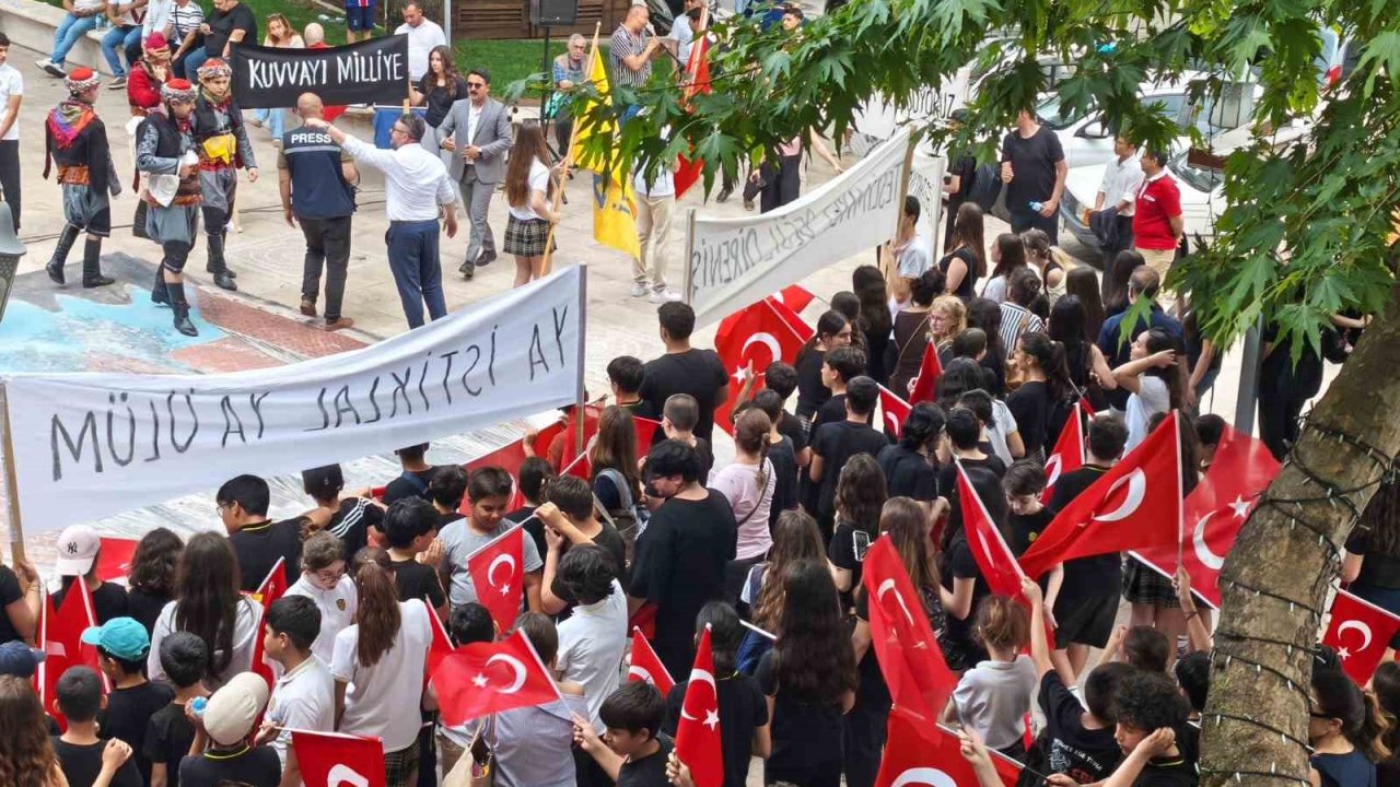 Menteşe’de milli mücadele ruhu yeniden canlandı