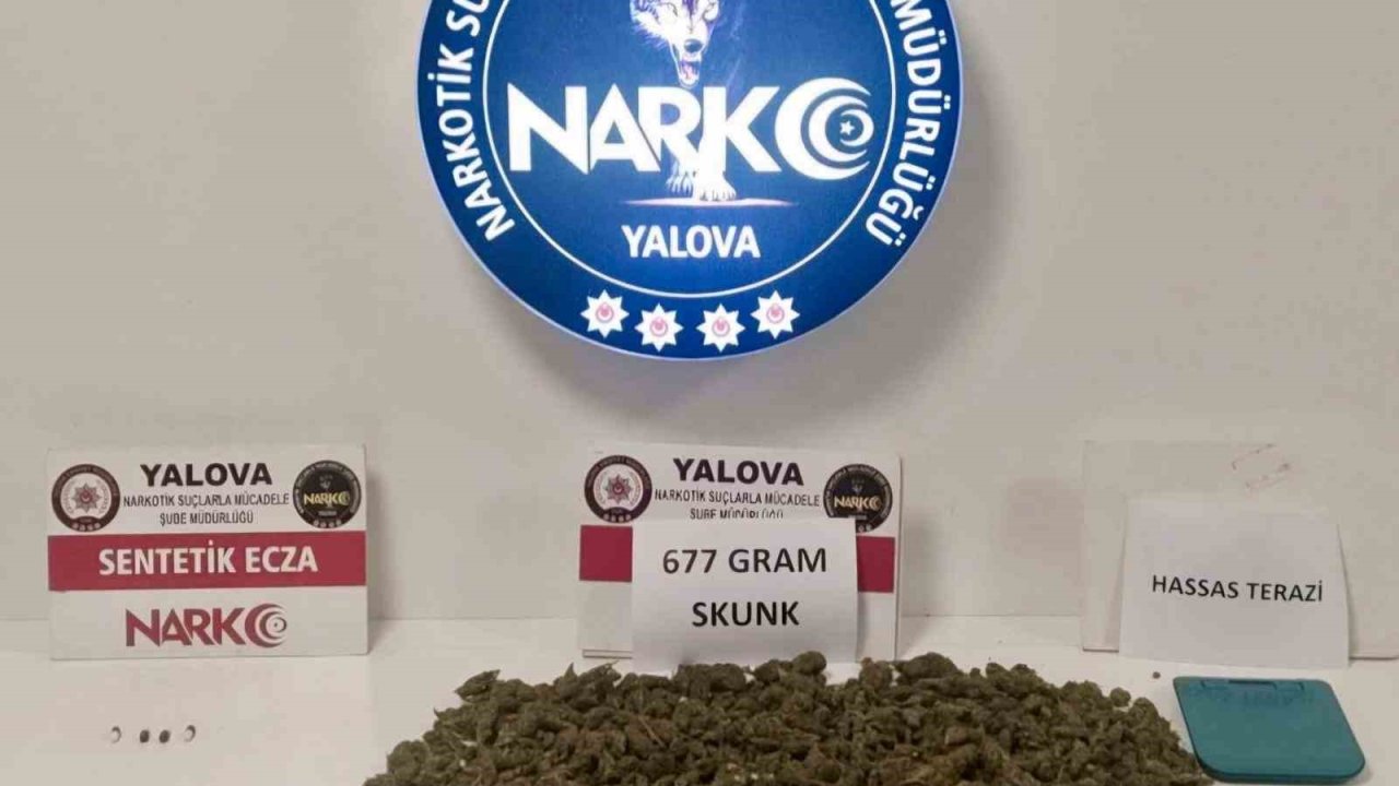 Yalova’da uyuşturucu operasyonunda 2 tutuklama