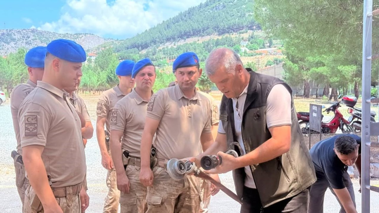 Muğla’da komandolara orman yangını eğitimi