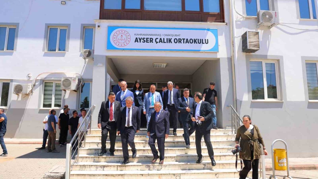 TBMM Komisyonu Ayser Çalık Ortaokulu’nda incelemelerde bulundu