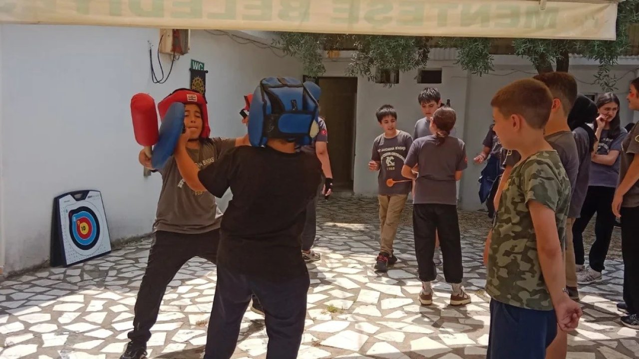 Menteşe’de gençler hem eğlendiler, hem de öğrendiler