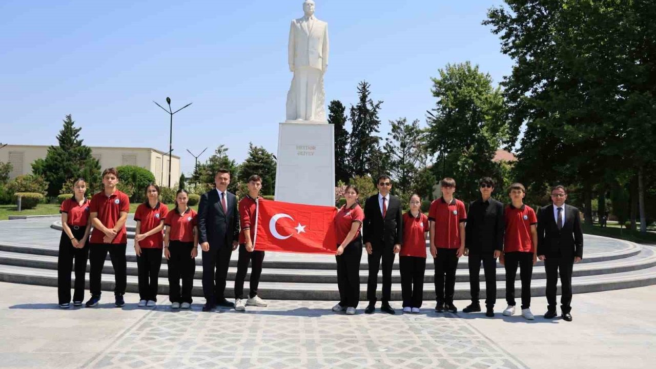 Çameli heyeti, Kardeş Şehir protokolü kapsamında Azerbaycan’da temaslarda bulundu