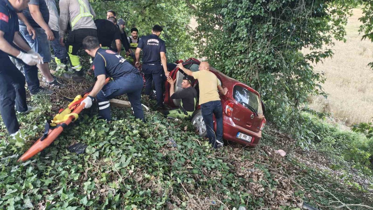 Balıkesir’de trafik kazası: 2 yaralı