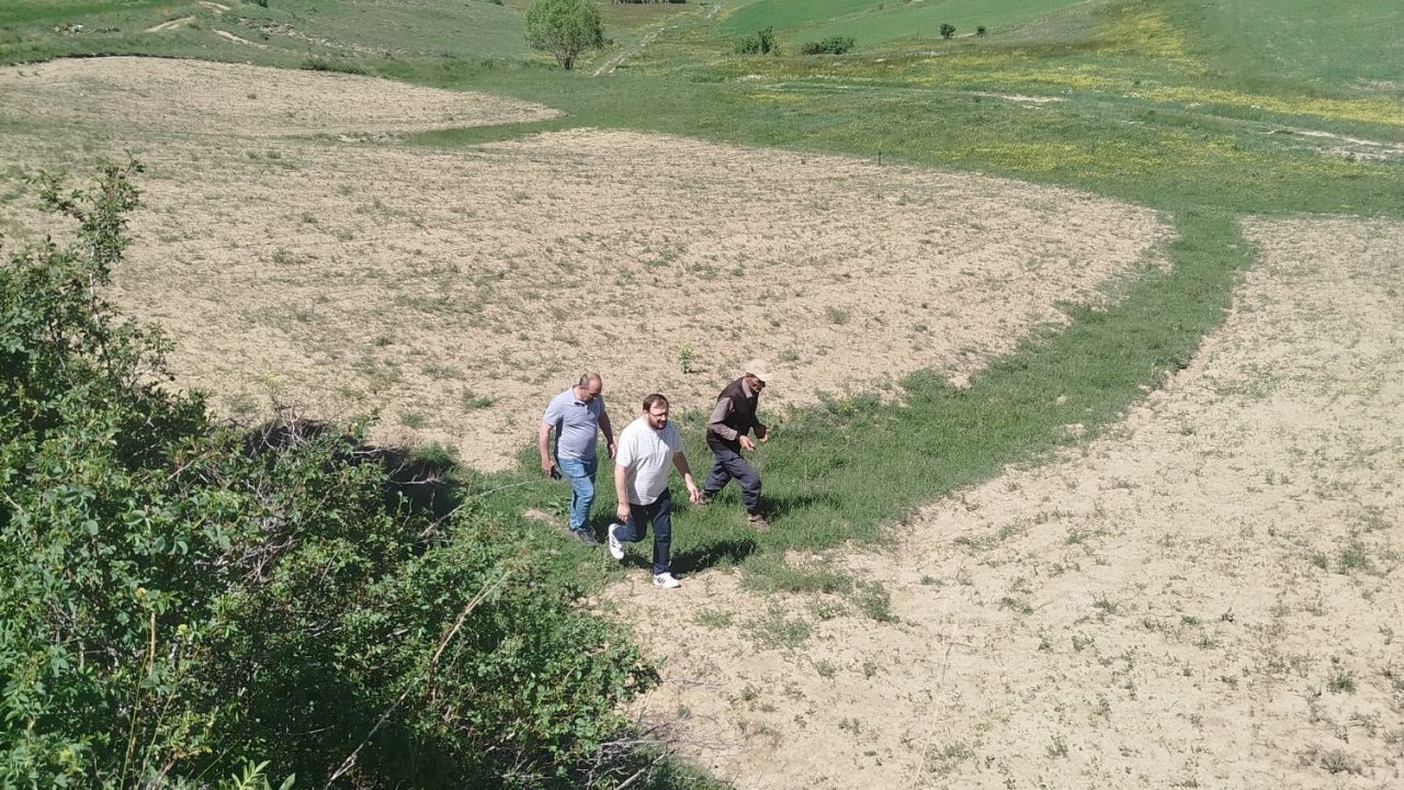 Bayburt’ta hazine taşınmazları için arazi çalışması yapıldı
