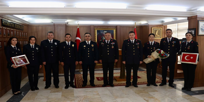 Kars Emniyetinden Jandarma Teşkilatına Ziyaret