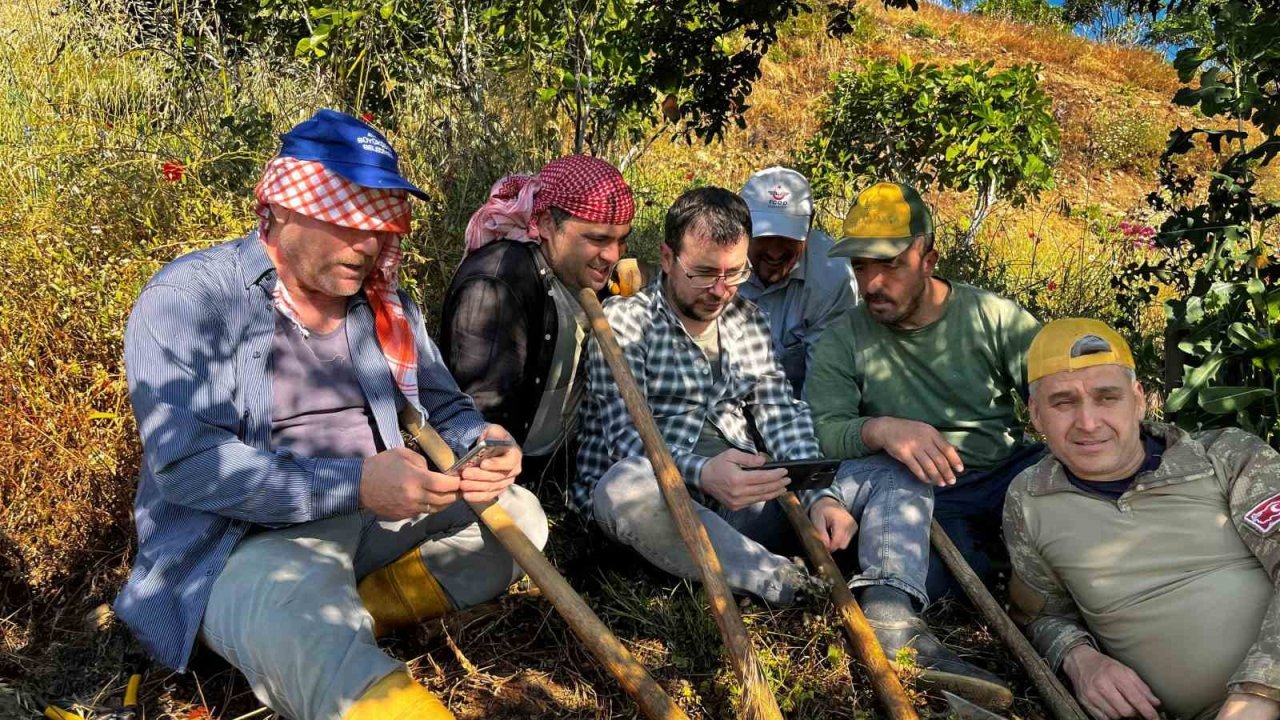Tarlada mesaiye milli maç arası