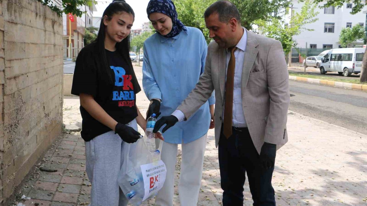 Öğrencilerden çevre duyarlılığı ve dayanışma örneği