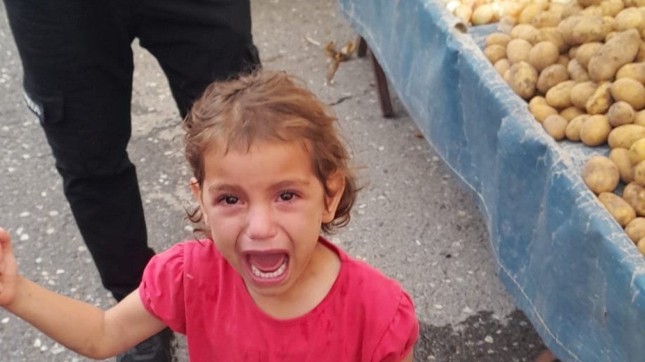 Pazarda kaybolan küçük kız, zabıta ekipleri sayesinde annesine kavuştu