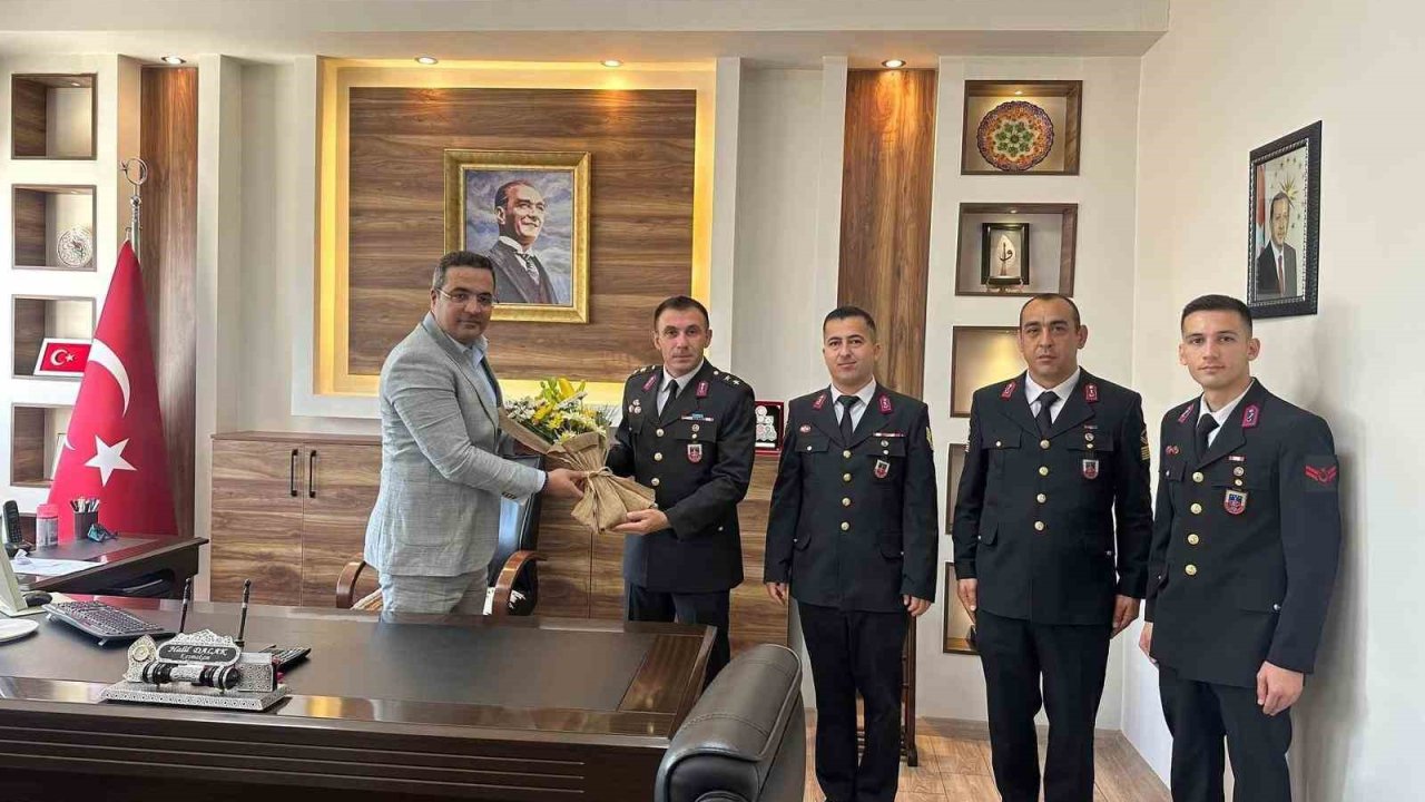 Kaymakam Dalak’tan jandarmaya tebrik ve teşekkür