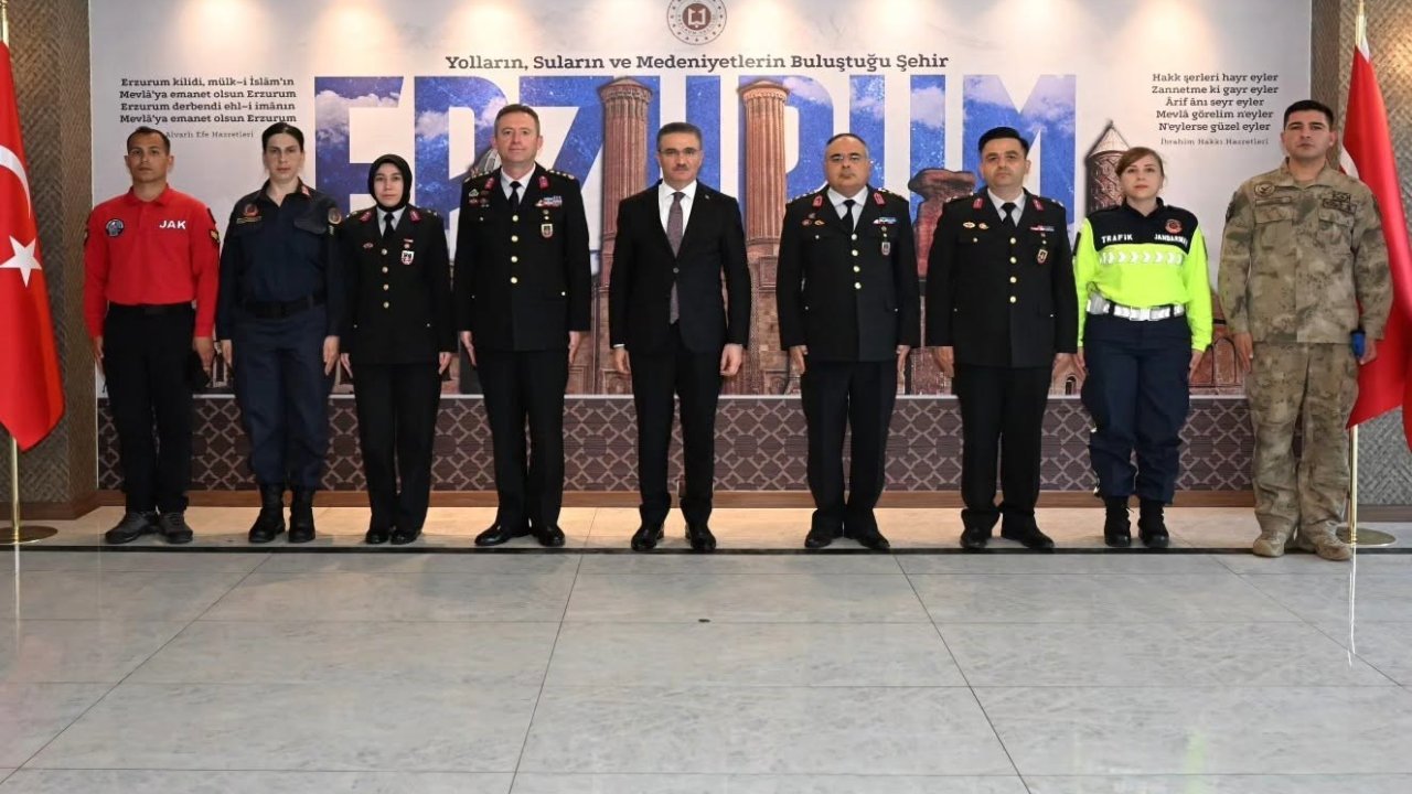 Erzurum Valisi Aydın Baruş’tan Jandarma Teşkilatının 187. Kuruluş Yıldönümü mesajı