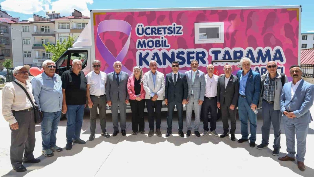 Tunceli’de Mobil Kanser Tarama Aracı hizmete başladı