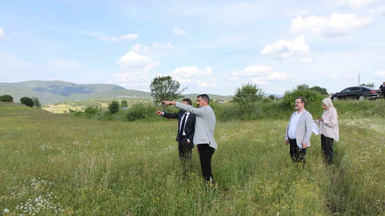 Saraydüzü’nde kurulacak çeltik kurutma tesisi için çalışmalar başladı
