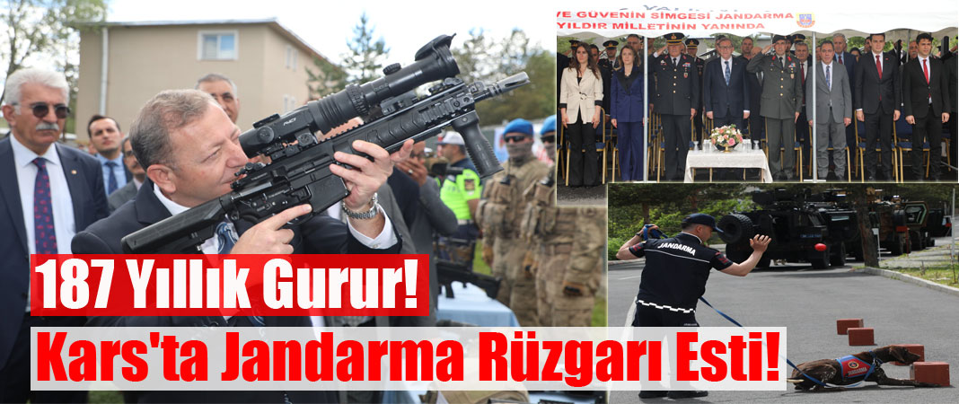 Kars’ta Jandarma Teşkilatının 187. Kuruluş Yıl Dönümü Gururla Kutlandı