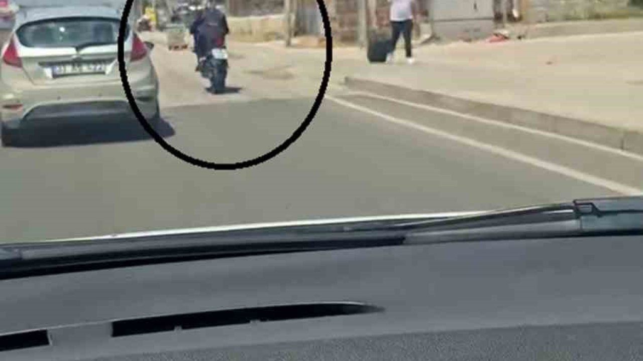 Trafikte tek teker yaparak ilerleyen sürücüye 46 bin TL ceza