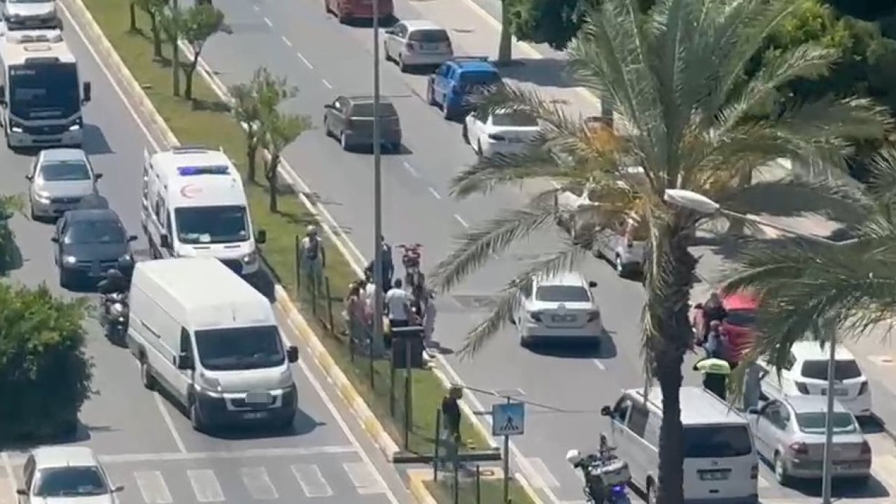 Manavgat’ta otomobil ile motosiklet çarpıştı: 1 yaralı