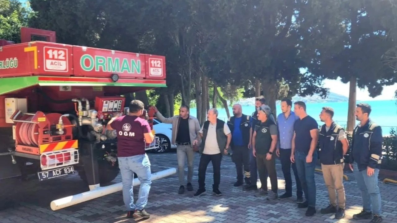 Sinop’ta orman yangınlarıyla mücadele için kurumlar el ele verdi