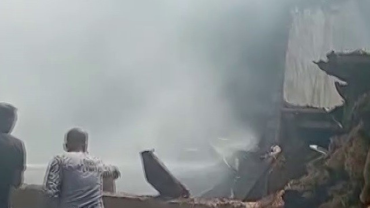 Sivas’ta mutfak tüpü patladı, çıkan yangında bir kişi dumandan etkilendi