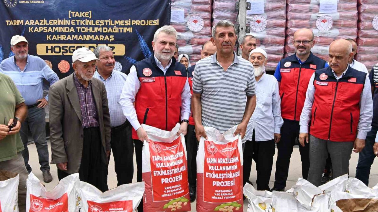 Kahramanmaraş’ta üreticilere 47 ton soya tohumu
