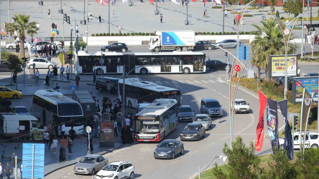 Samsun’da motorlu kara taşıtları bir yılda 37 bin arttı