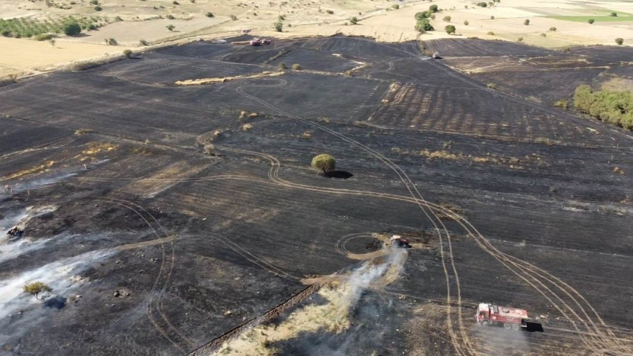 Balıkesir’deki arazi yangını söndürüldü