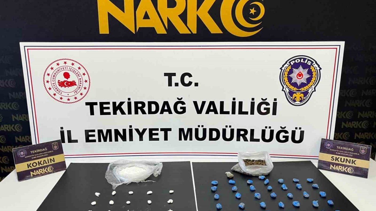 Tekirdağ’da uyuşturucu operasyonlarında 8 tutuklama
