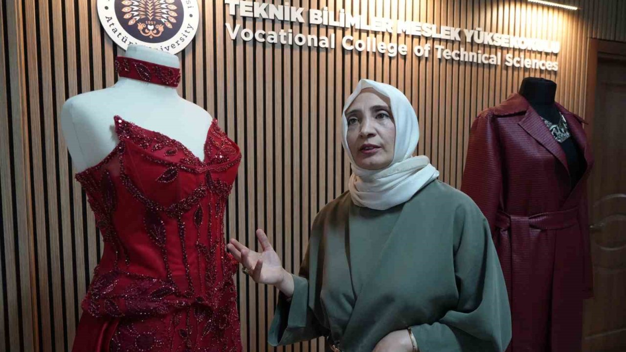 Bir kadının iğnesinden dökülen zarafet