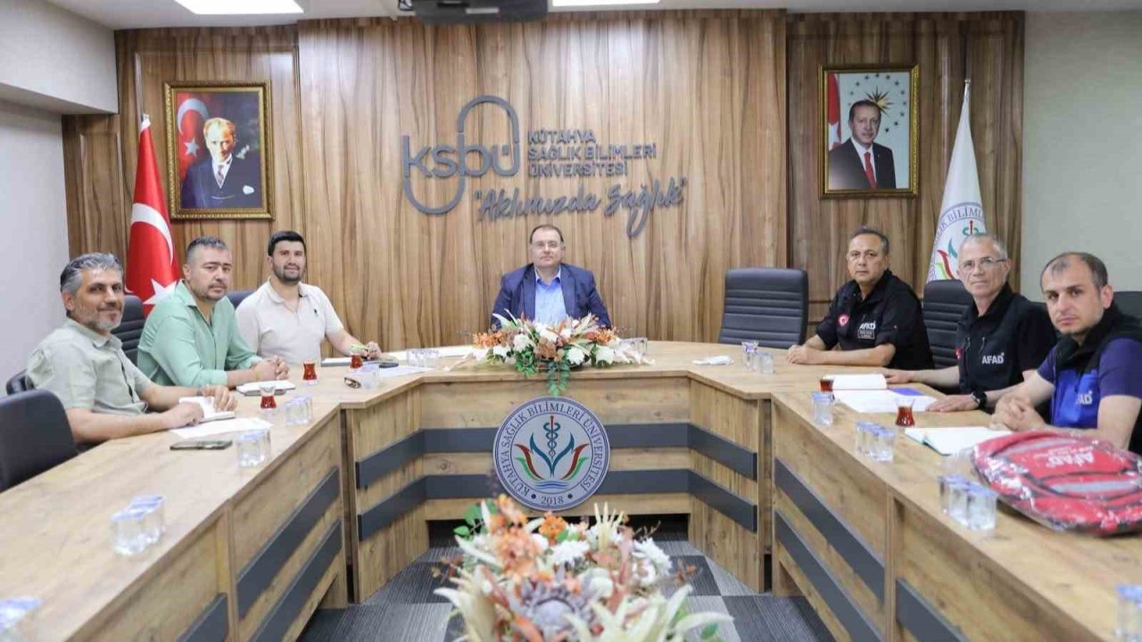 Kütahya’da Afet Risk Yönetimi Koordinasyon Birimi ile İzleme ve Değerlendirme Kurulu oluşturuldu