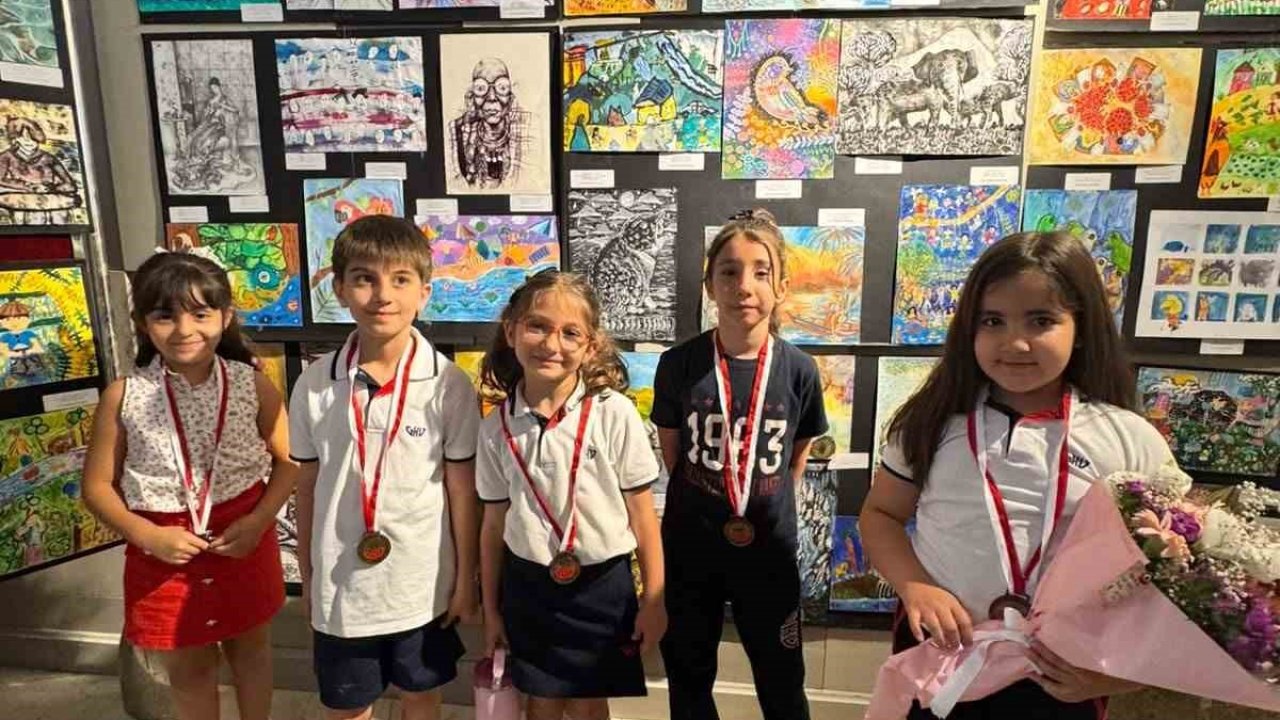 GKV Özel İlkokulu’ndan uluslararası sanat zaferi