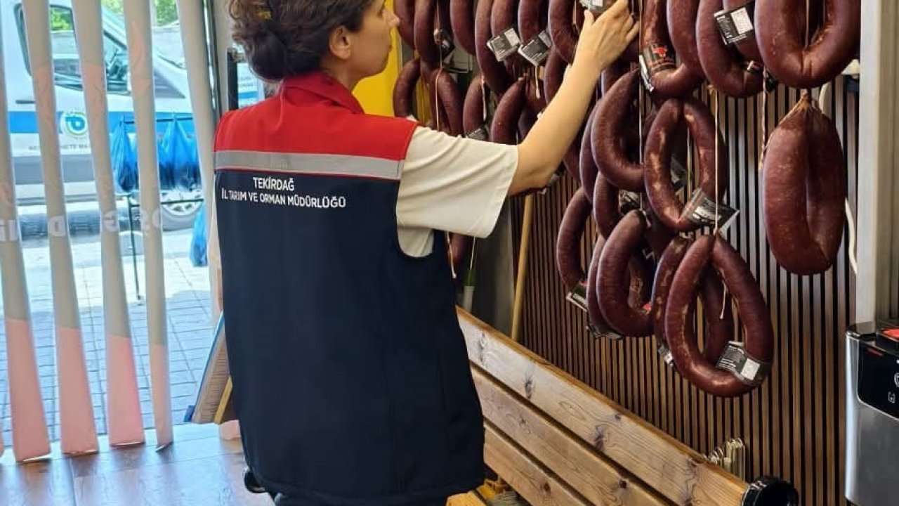 Tekirdağ’da et satış noktalarına sıkı denetim