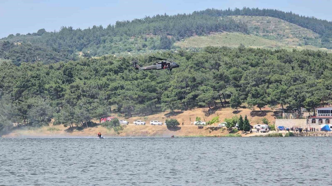 Jandarmadan nefes kesen ’suda arama kurtarma’ tatbikatı