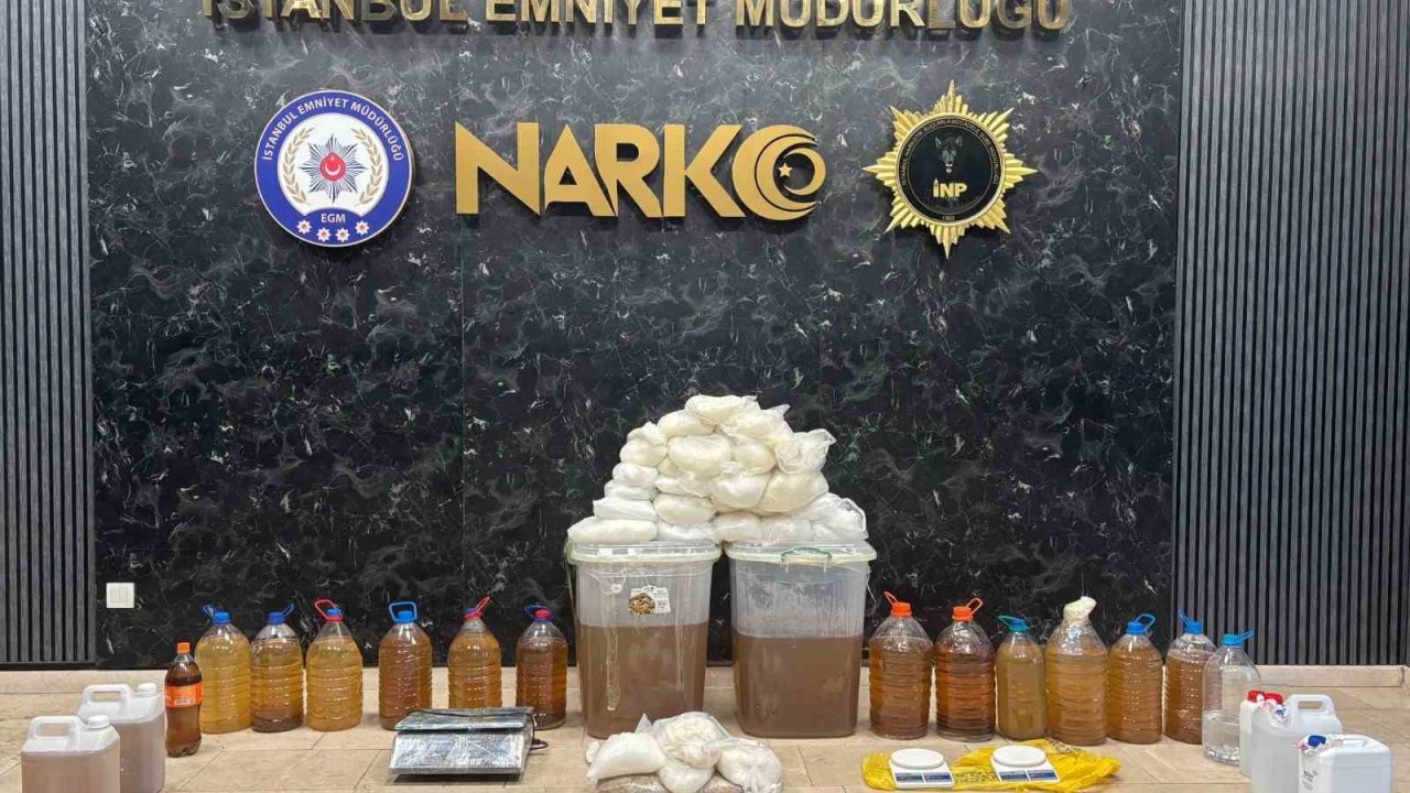 Şişli’de ve Eyüpsultan’da uyuşturucu operasyonu: 187 kilogram uyuşturucu madde ele geçirildi