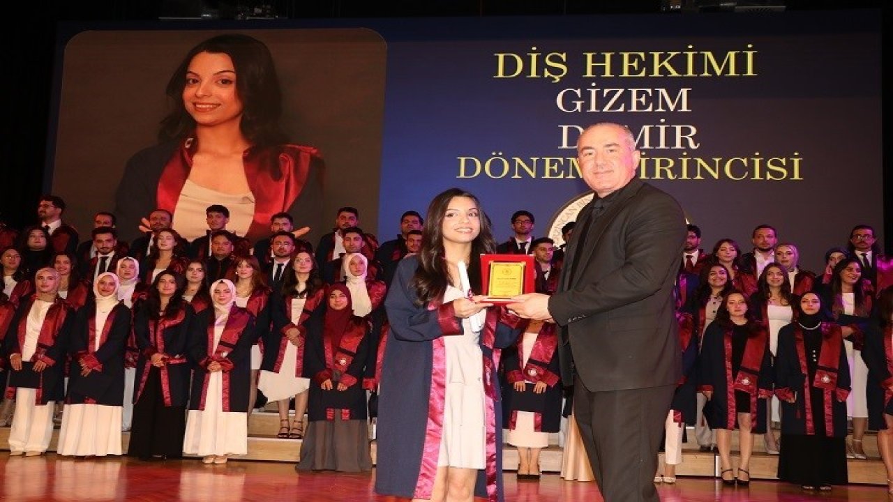 Erzincan’da 82 genç diş hekimi mezuniyet coşkusu yaşadı