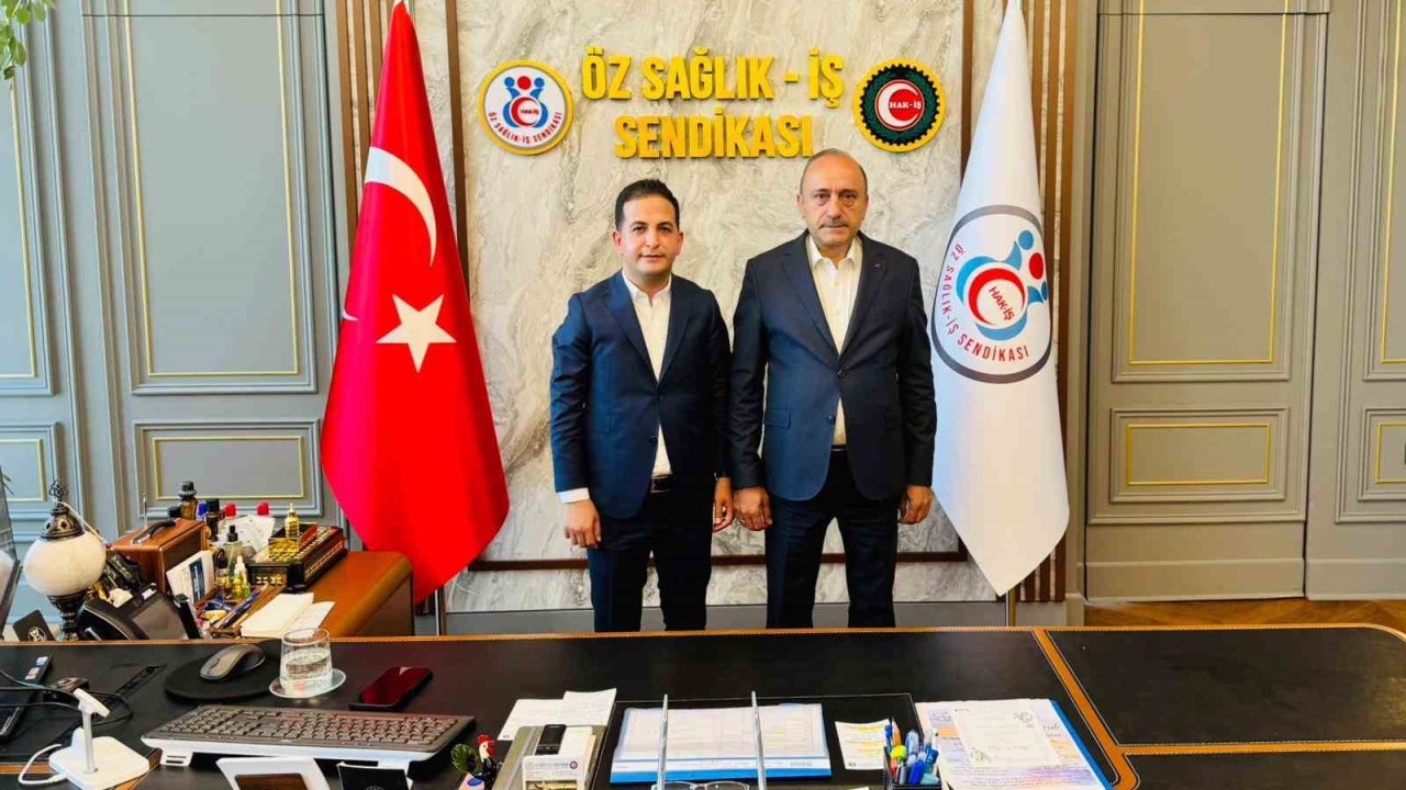 Başkan Aküzüm, HAK-İŞ Genel Başkan Yardımcısı Sert ile bir araya geldi