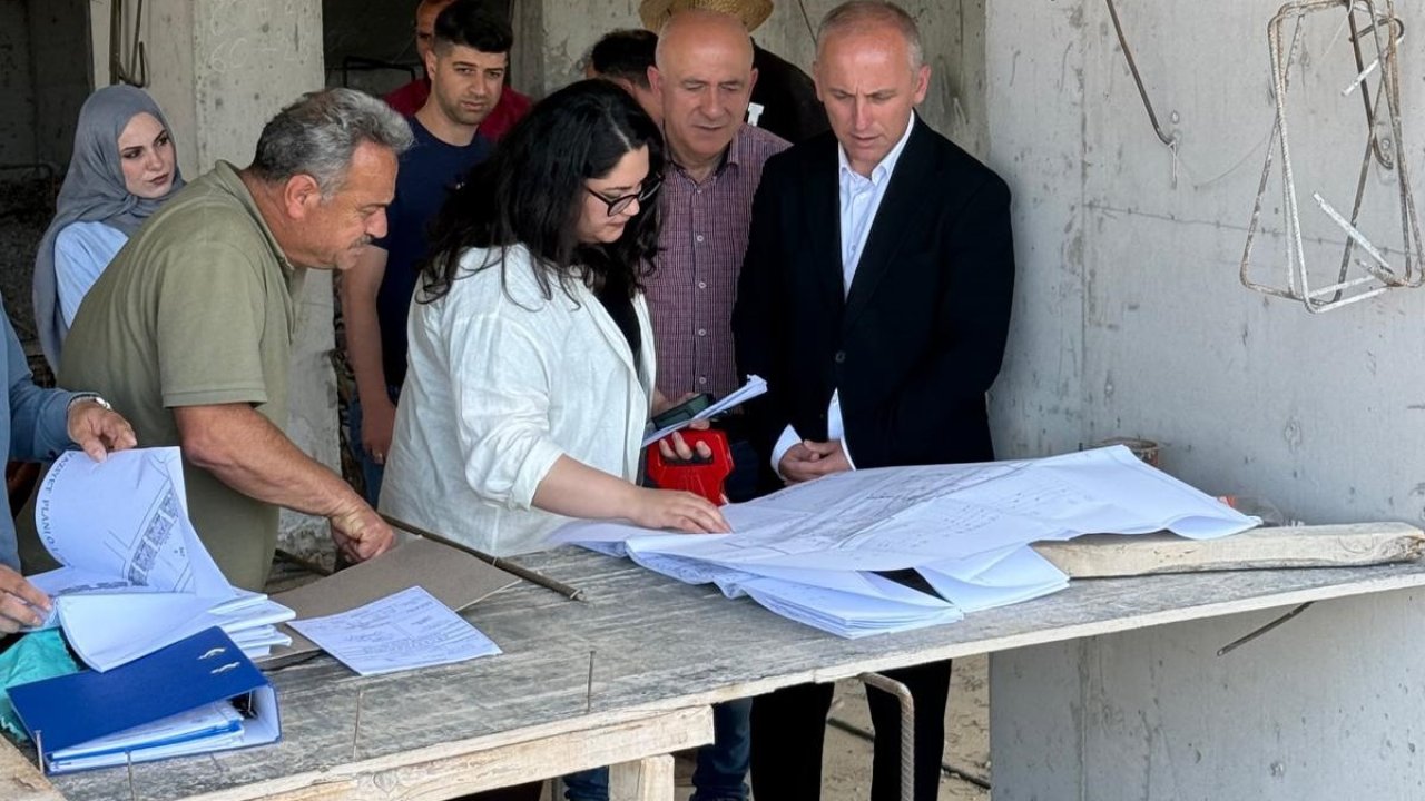 Bayburt’taki şantiyelerde yapı denetimi yapıldı