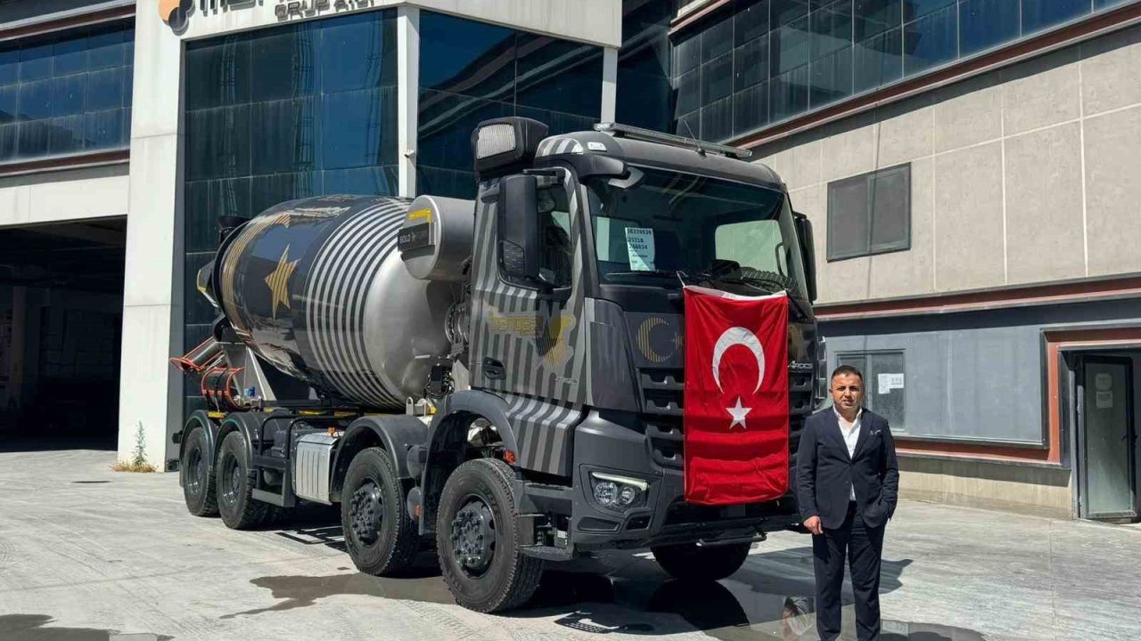 Aydınlı işadamından Solo Türk’e  beton mikserli teşekkür