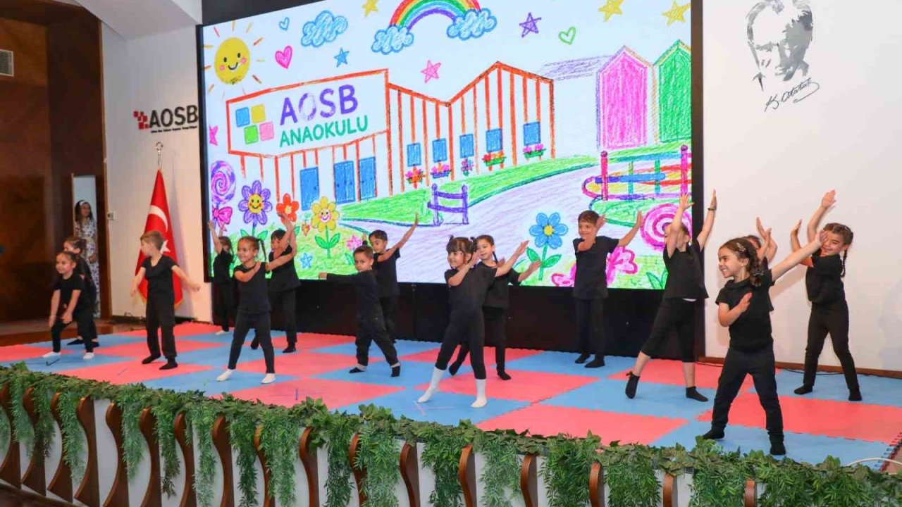 AOSB Anaokulu’nda ilk mezuniyet heyecanı