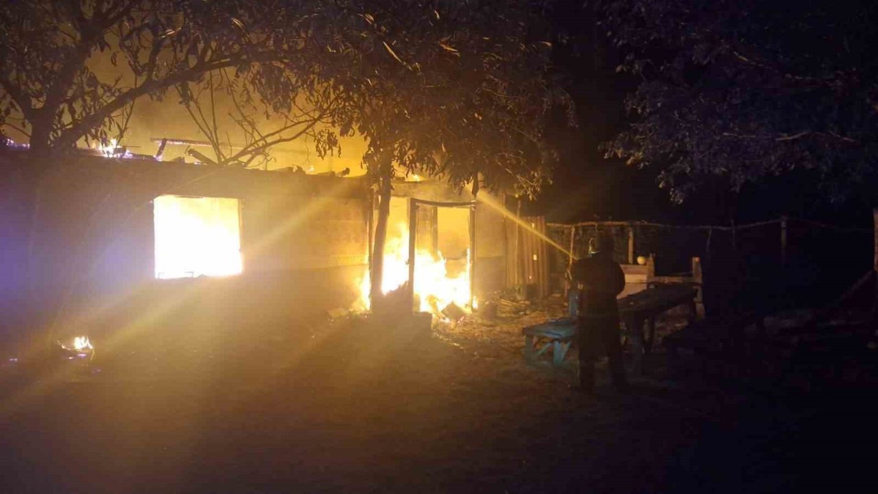 Bilecik’te bahçe fırınındaki ateş bağ evine sıçradı