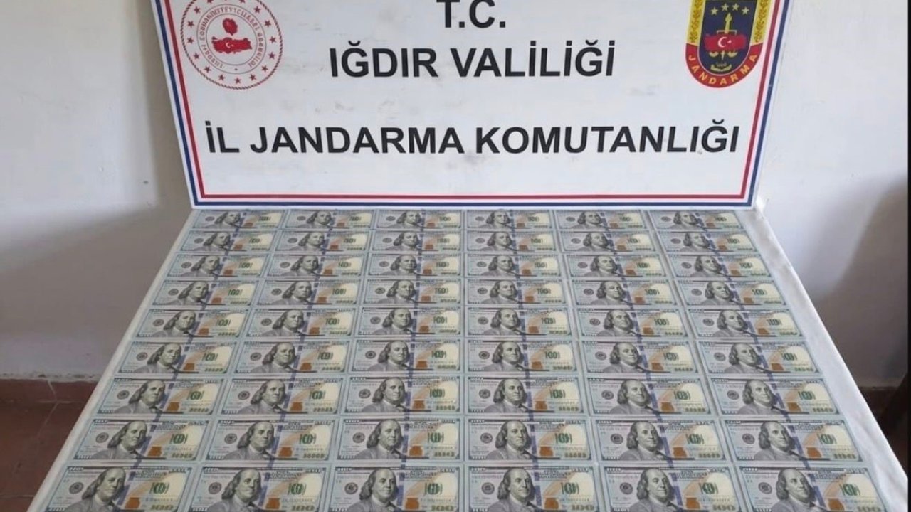 Iğdır’da 10 bin dolar değerinde sahte banknot ele geçirildi